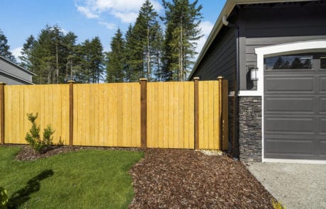 Cedar fencing installed by Summit Fence Co. LLC in Olympia, WA