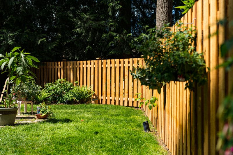 Residential Shadowbox Cedar Fencing installed by Summit Fence Co. LLC