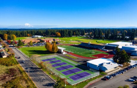 Chain Link installed at NTHS Tennis Court