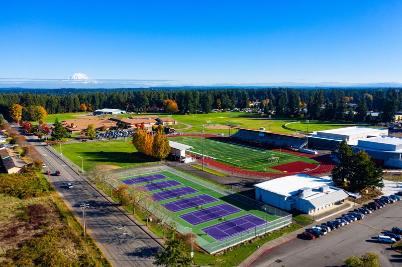 Chain Link installed at NTHS Tennis Court