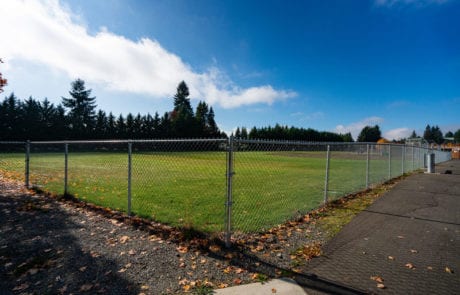 Chain link Fencing at School