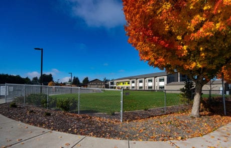 Chain link Fencing at School