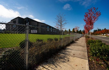 Chain link Fencing at School