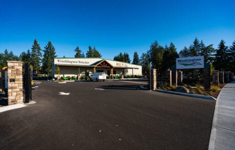 Gate at Washington Tractor in Lacey Wa