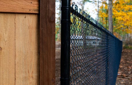 Combination Fencing in Residential