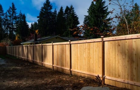 Residential Cedar Fencing