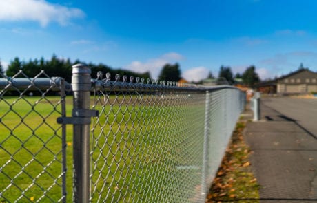 Summit Fence Chain Link at Sports Field in Salish Middle School