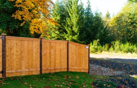 Cedar Fencing is perfect for you Olympia Home