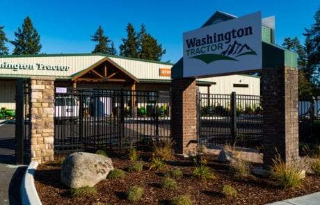 Iron Fence at Washington Tractor in Lacey Wa